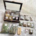 Crystal Herbal Nest Box, Crystal Cleansing & Energy‑Charging Storage Box