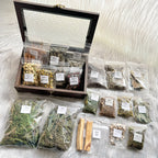 Crystal Herbal Nest Box, Crystal Cleansing & Energy‑Charging Storage Box