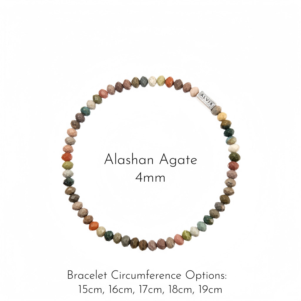 Natural Stone Stackable Bracelet - Balance Mood & Relax Daily Life
