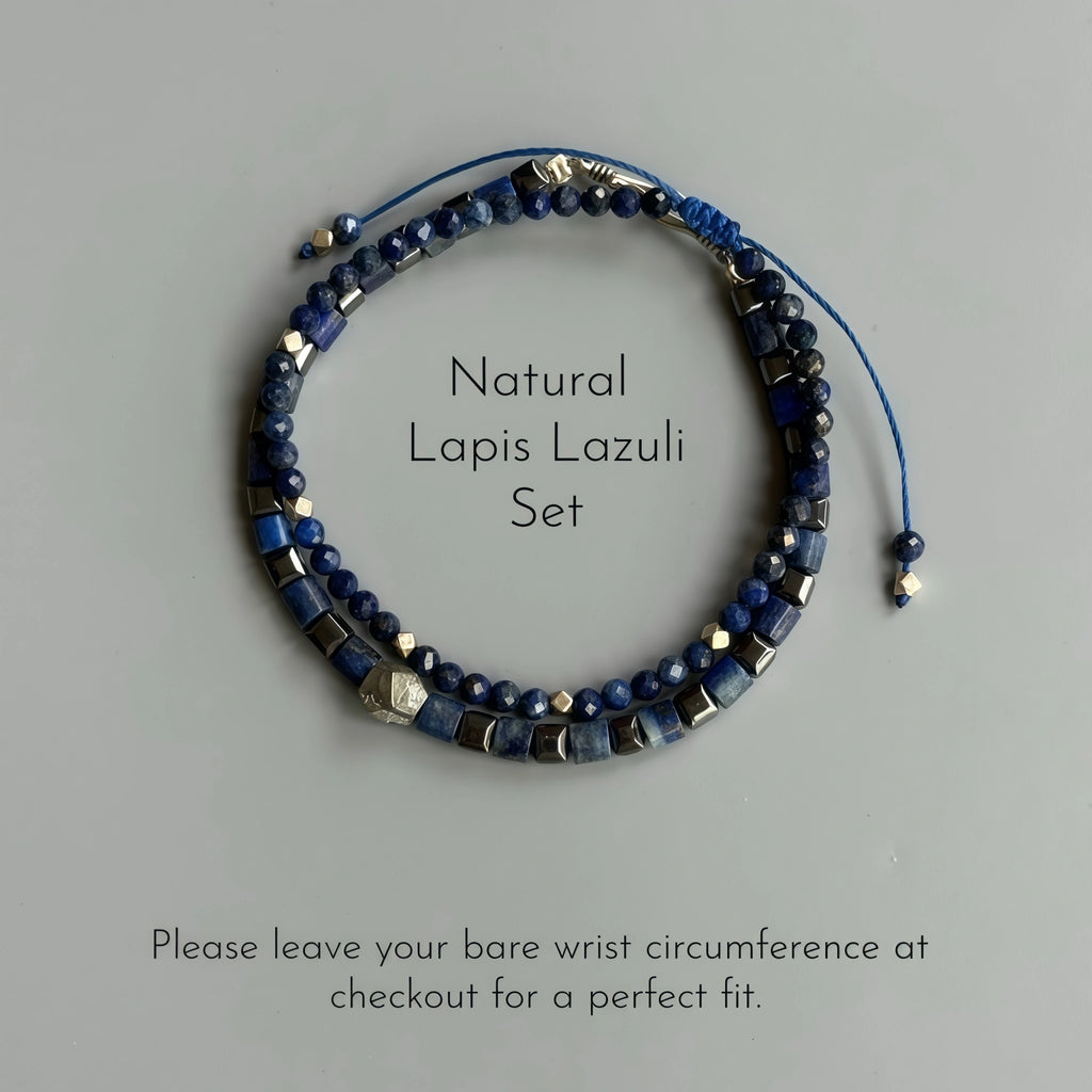 Wild‑Vibe Natural Stone Bracelet - Rootedness, Centering, Empowerment