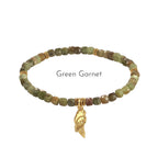 Collier en cristal naturel couronne vintage