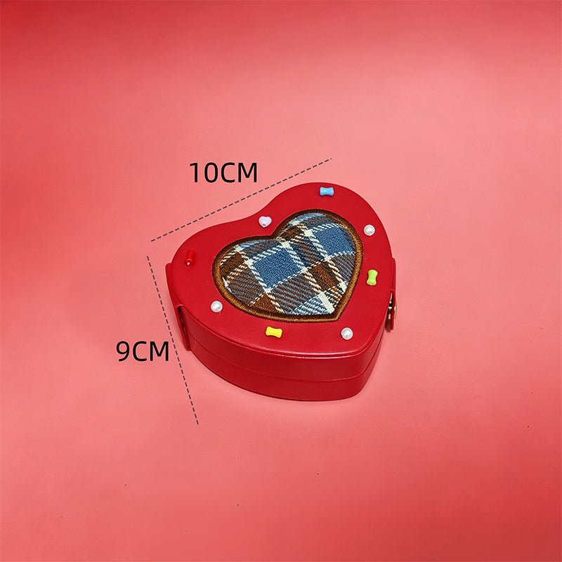 Cake‑Style Heart/Oval Jewelry Box