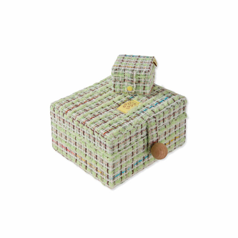 Cake‑Slice 3‑Tier Nested Jewelry Box