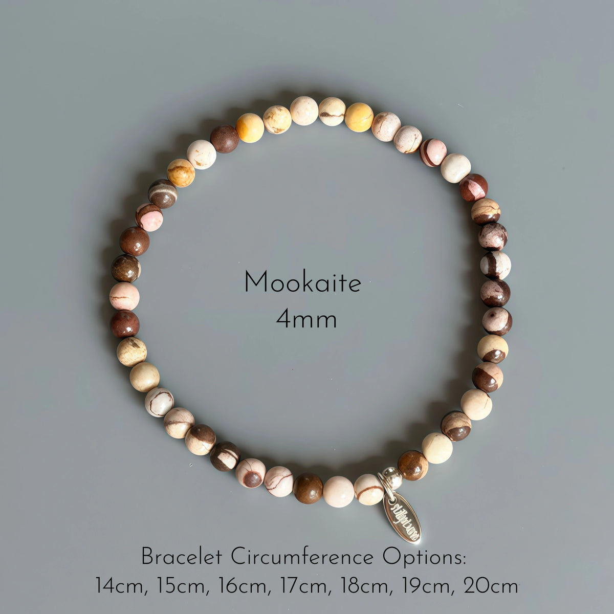 Multi‑Color Natural Stone Stretch Bracelet - Peace & Protection