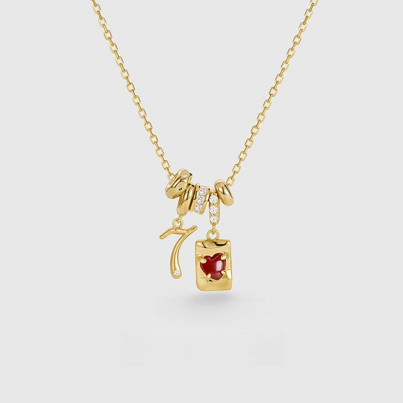 irthstone Necklace for Women | Dainty Gemstone Pendant | 925 Sterling Silver Birthday Gift