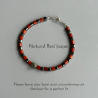 Wild‑Vibe Natural Stone Bracelet - Rootedness, Centering, Empowerment