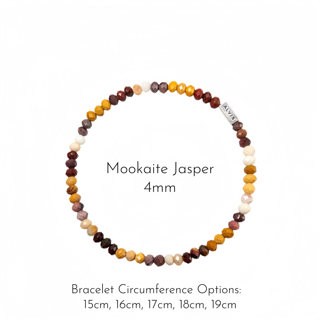Natural Stone Stackable Bracelet - Balance Mood & Relax Daily Life