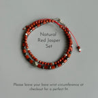 Wild‑Vibe Natural Stone Bracelet - Rootedness, Centering, Empowerment