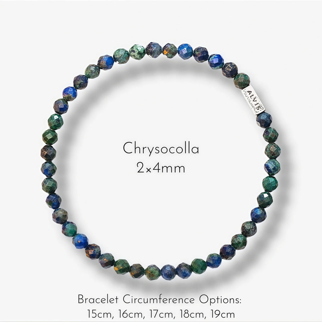 Multicolor Natural Gemstone Beaded Bracelet - Sharpen Insight Inspire Bravery