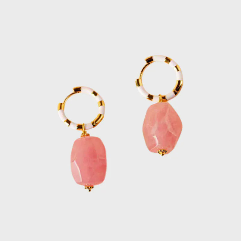 Solace Self Natural Crystal Earrings