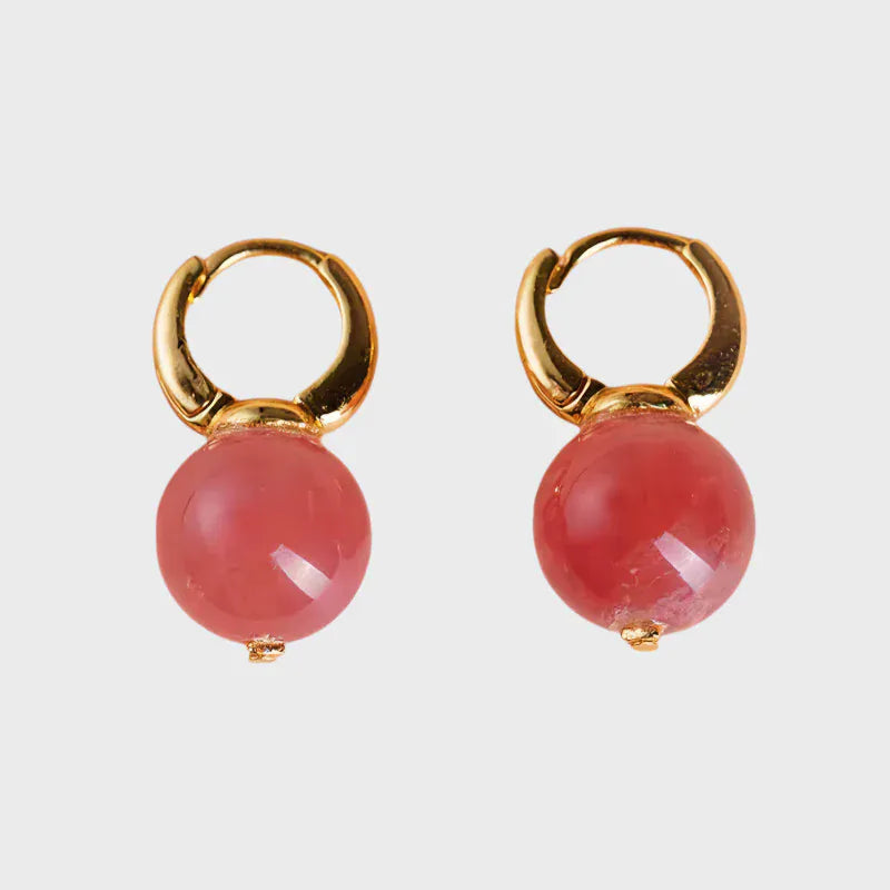 Blossom Love Natural Crystal Earrings