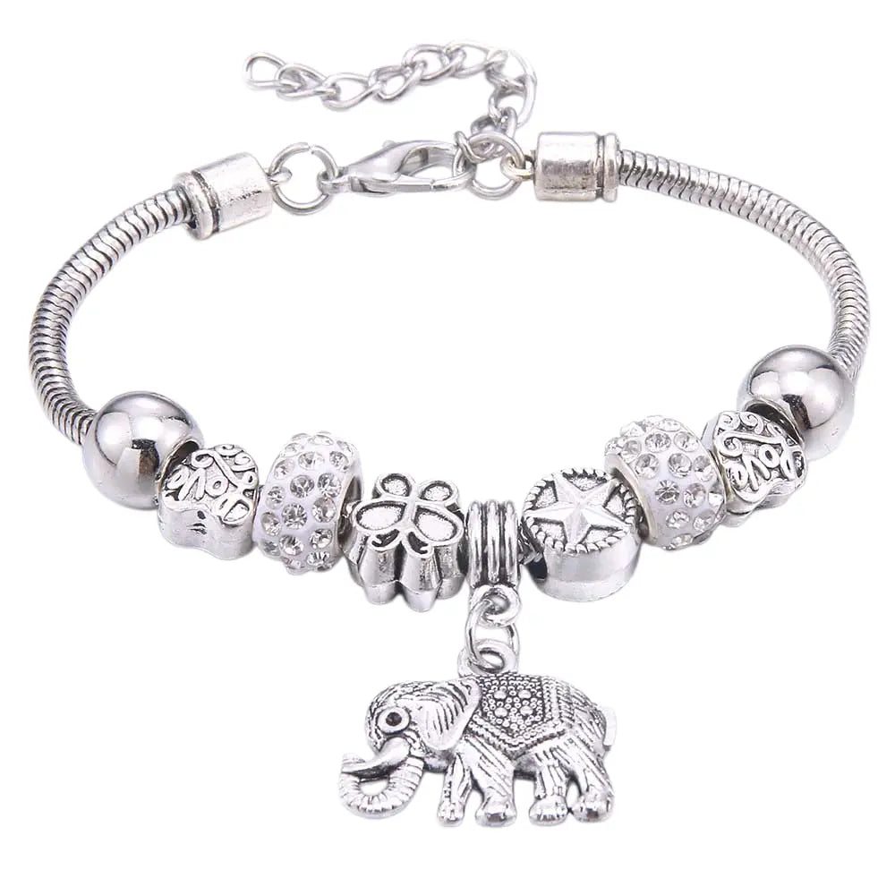 Elephant-Pandora Bracelet