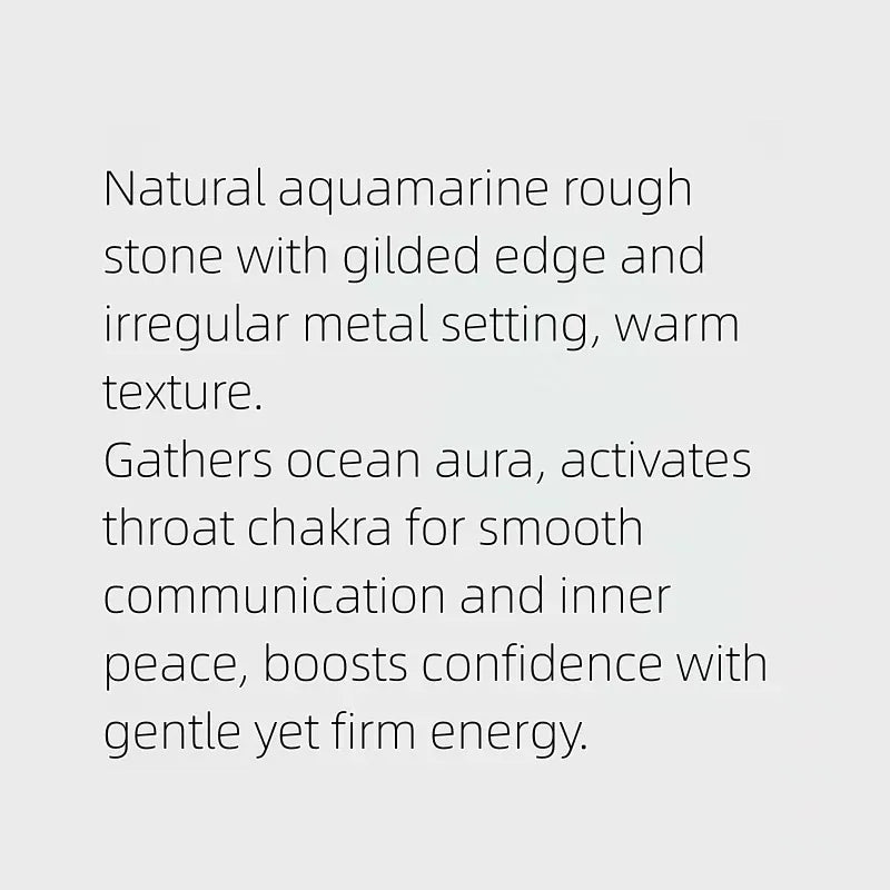 Clarity & Courage Natural Aquamarine Earrings